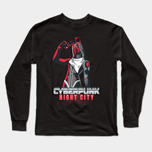 Cyberpunk Night City Long Sleeve T-Shirt